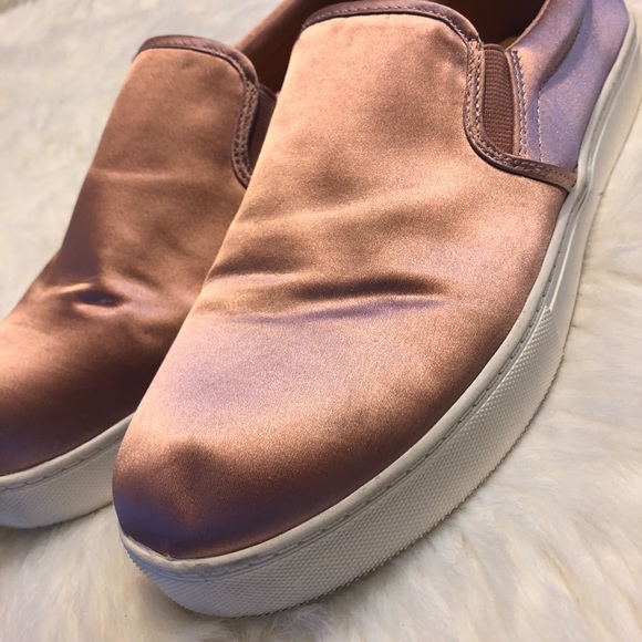 Mossimo | Charlotte Pink Satin Slip On Sneaker - Picture 6 of 7